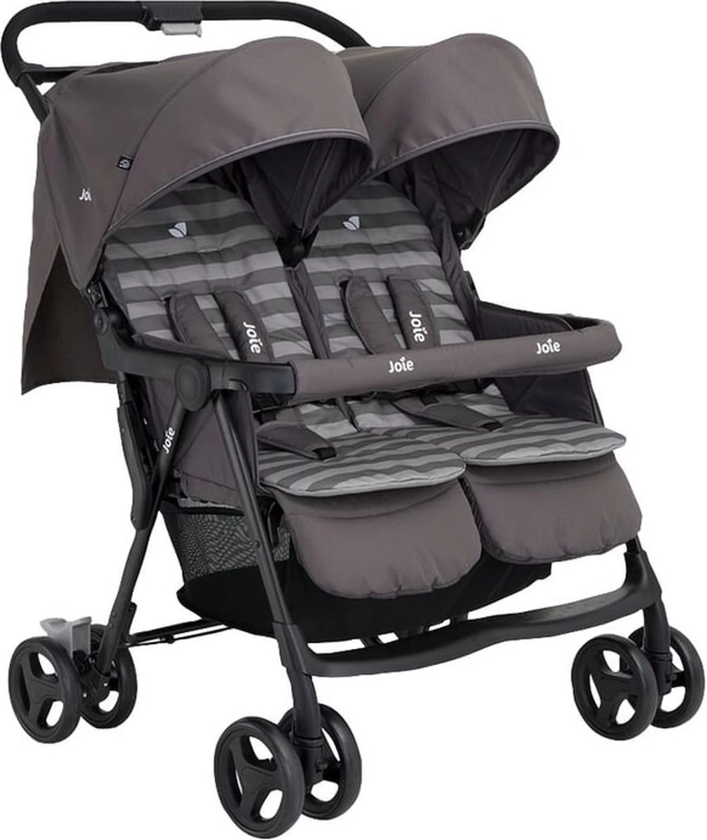 Joie - Duobuggy Aire Twin - Dark Pewter 2 Joie - Duobuggy Aire Twin - Dark Pewter - Afbeelding 2