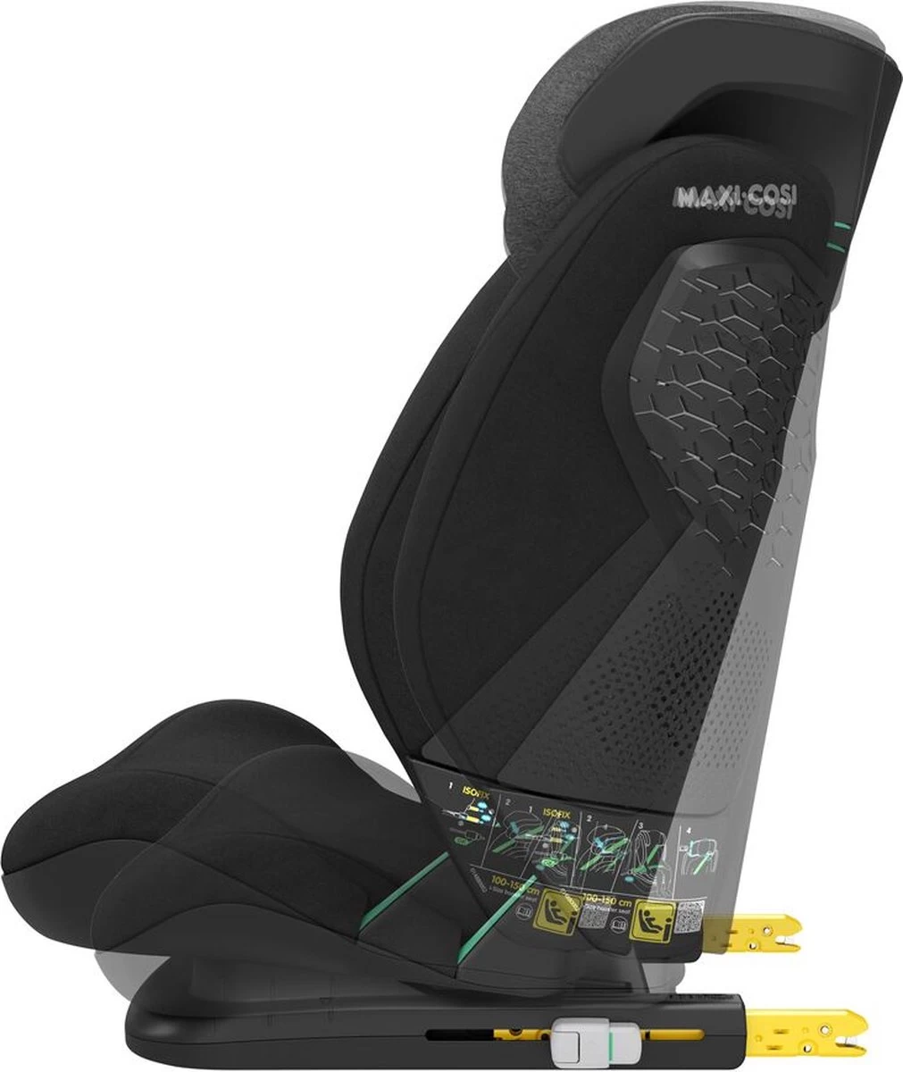 Maxi-Cosi RodiFix Pro I-Size Autostoel - Authentic Black - Vanaf Ca. 3,5 Jaar Tot 12 Jaar 10 Maxi-Cosi RodiFix Pro I-Size Autostoel - Authentic Black - Vanaf Ca. 3,5 Jaar Tot 12 Jaar - Afbeelding 10