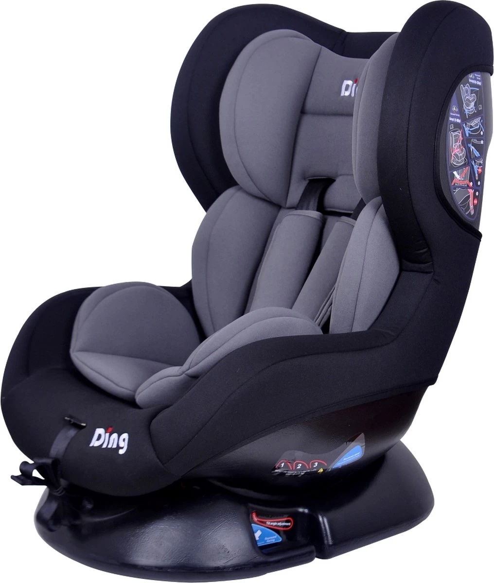 Ding Dano Autostoel - 0 Tot 18 Kg - Zwart/Grijs - Autostoel Groep 0/1 8 Ding Dano Autostoel - 0 Tot 18 Kg - Zwart/Grijs - Autostoel Groep 0/1 - Afbeelding 8