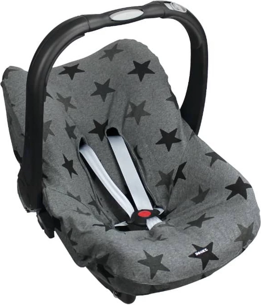 Dooky Seat Cover 0+ Autostoel Hoes - Grey Star 2 Dooky Seat Cover 0+ Autostoel Hoes - Grey Star - Afbeelding 2