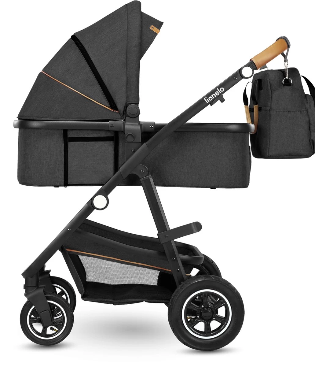 Lionelo Amber 3in1 - Kinderwagen - XXL SET - Incl. Autostoel - 0-22kg 18 Lionelo Amber 3in1 - Kinderwagen - XXL SET - Incl. Autostoel - 0-22kg - Afbeelding 18