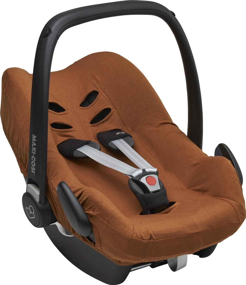 Meyco - Autostoelhoes Basic Jersey - Camel - Groep 0 1 Meyco - Autostoelhoes Basic Jersey - Camel - Groep 0