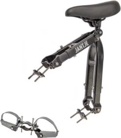 Zadel Op Buis Mirage Jantje Inclusief Voetsteunen Universeel - Zwart -Kinderwagens Kortingswinkel 1048x1200 2