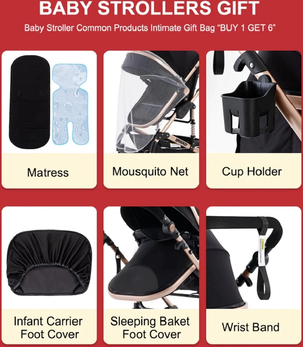 Luxe Kinderwagen 3 In 1 - Wandelwagen - Kinderwagen 3-in-1 Incl Autostoel - Kinderwagen Maxi Cosi – Buggy 3 In 1 - Newborn - Grijs 4 Luxe Kinderwagen 3 In 1 - Wandelwagen - Kinderwagen 3-in-1 Incl Autostoel - Kinderwagen Maxi Cosi – Buggy 3 In 1 - Newborn - Grijs - Afbeelding 4