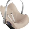 Ukje Maxi Cosi Hoes - Geschikt Voor Maxi Cosi Cabriofix Pebble Citi - Hoes - Autostoelhoes Groep 0 - Zomerhoes - Perfect Fit - Zand