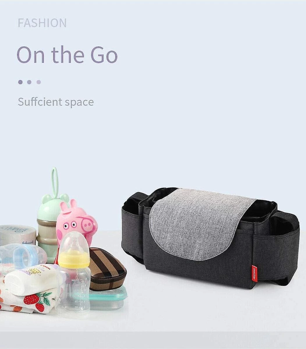 BOTC Kinderwagen Organizer - Buggy Tas Organizer - Wandelwagen Organizer - Luiertas - Telefoonhouder 3 BOTC Kinderwagen Organizer - Buggy Tas Organizer - Wandelwagen Organizer - Luiertas - Telefoonhouder - Afbeelding 3