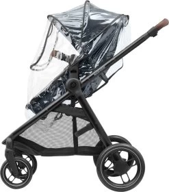 Maxi-Cosi Zelia³ Kinderwagen - Essential Graphite (zwart Frame + Bruin Leer) -Kinderwagens Kortingswinkel 1057x1200