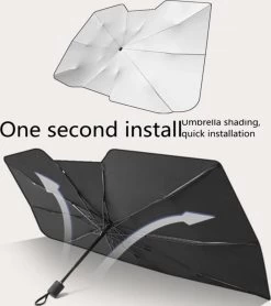 TDR - Zonnescherm / Autoparaplu - Binnenkant Voorruit Auto - Opvouwbaar - Hitte En UV Bescherming - 122 X 65 Cm -Kinderwagens Kortingswinkel 1066x1200 1