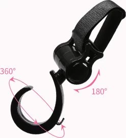 Kinderwagen Tassenhaak 2 Stuks - Boodschappenhaken - Tassenhanger - Babywagen Tassenhaak - Strollerhook - Buggy Haak - Bags Holder - Tassenclips - Rugzak Hanger - Verplaatsbare Hanger - Rolstoelhaak - Auto Hoofdsteun Haak -Kinderwagens Kortingswinkel 1093x1200