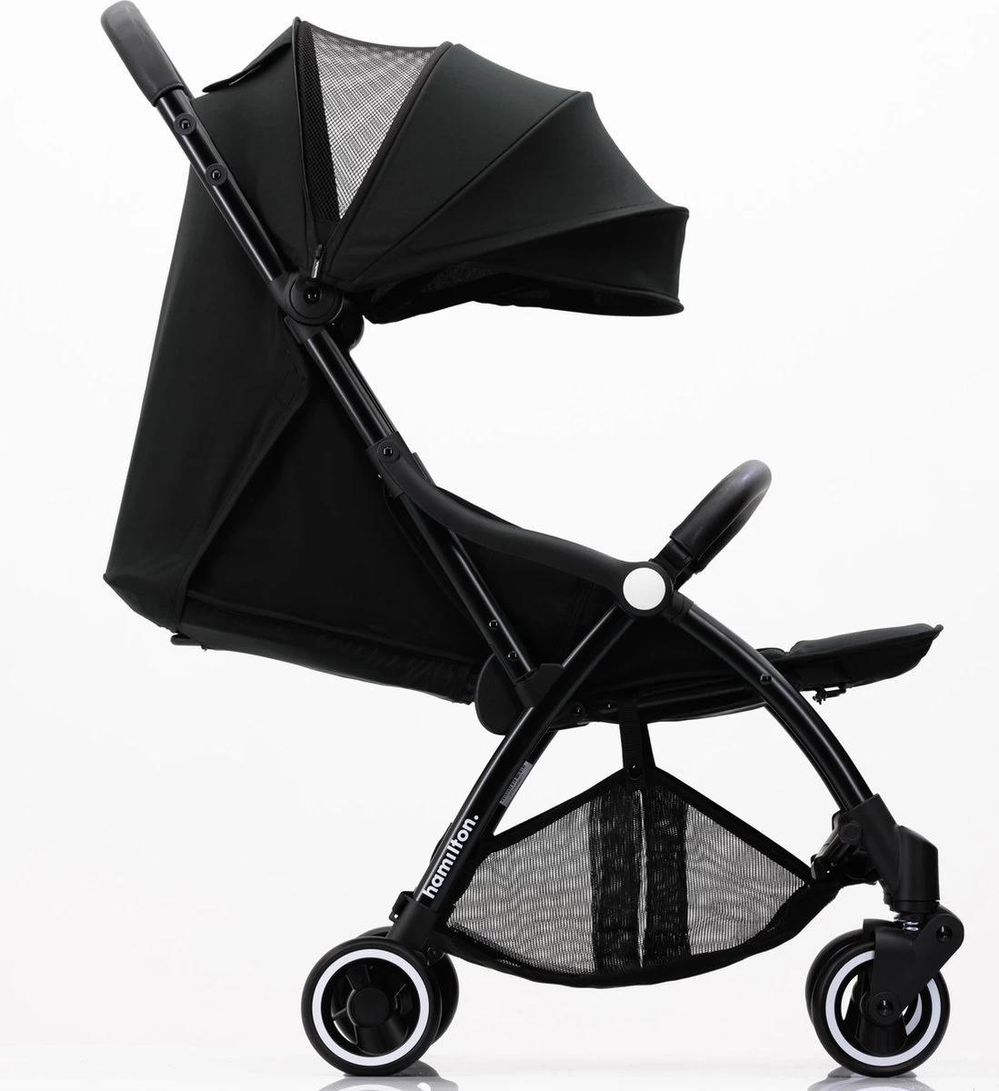 Hamilton By Yoop X1 Plus Buggy – Nieuw, Hoger, Uitgebreider 2023 Model – Premium Stroller Met One Hand Folding Technologie – Zwart – Lichte, Verstelbare En Wendbare Kinderwagen Met Vele Gemakken 5 Hamilton By Yoop X1 Plus Buggy – Nieuw, Hoger, Uitgebreider 2023 Model – Premium Stroller Met One Hand Folding Technologie – Zwart – Lichte, Verstelbare En Wendbare Kinderwagen Met Vele Gemakken - Afbeelding 5