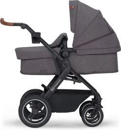 Kinderkraft B-Tour Ash Grey 3-in-1 Combi Kinderwagen Incl. Autostoel KSBTOU00DGR3000 -Kinderwagens Kortingswinkel 1117x1200