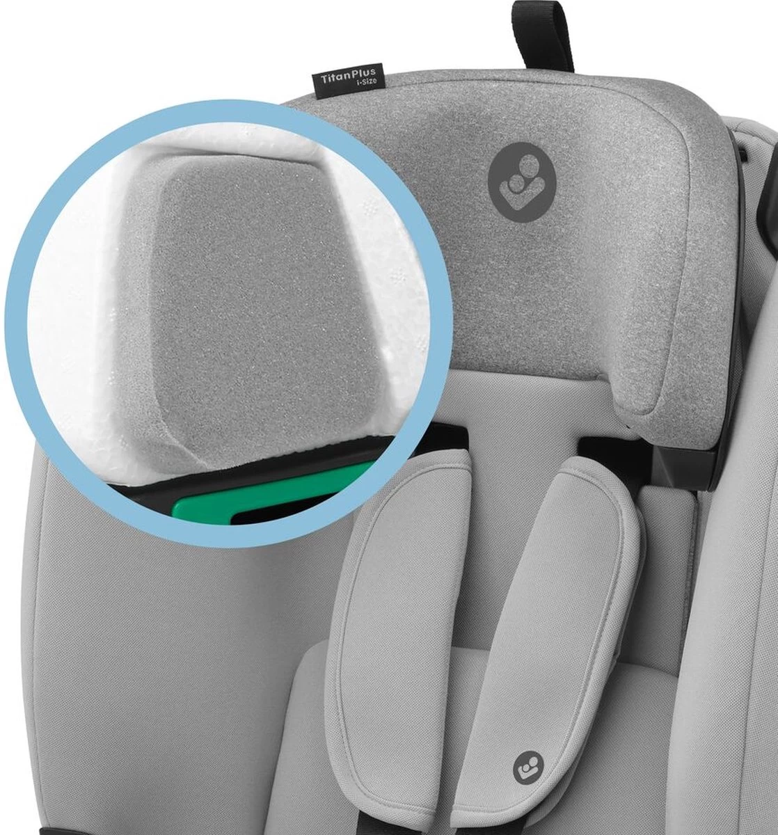 Maxi-Cosi Titan Plus I-Size Autostoeltje - Authentic Grey - Vanaf Ca. 15 Maanden Tot 12 Jaar 4 Maxi-Cosi Titan Plus I-Size Autostoeltje - Authentic Grey - Vanaf Ca. 15 Maanden Tot 12 Jaar - Afbeelding 4