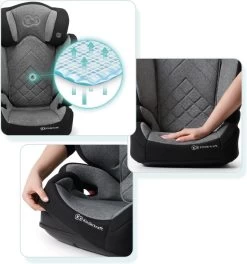 Kinderkraft Xpand Black 15-36 Kg Isofix Autostoel XPANBLK -Kinderwagens Kortingswinkel 1121x1200