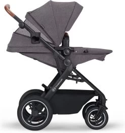 Kinderkraft B-Tour Ash Grey 3-in-1 Combi Kinderwagen Incl. Autostoel KSBTOU00DGR3000 -Kinderwagens Kortingswinkel 1126x1200