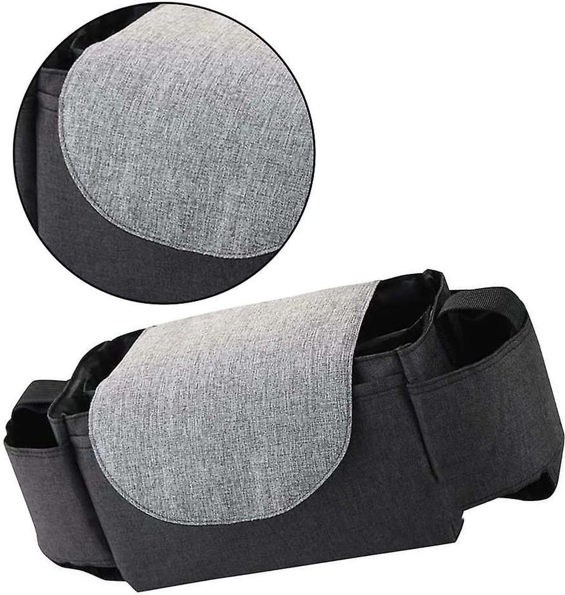 BOTC Kinderwagen Organizer - Buggy Tas Organizer - Wandelwagen Organizer - Luiertas - Telefoonhouder 4 BOTC Kinderwagen Organizer - Buggy Tas Organizer - Wandelwagen Organizer - Luiertas - Telefoonhouder - Afbeelding 4