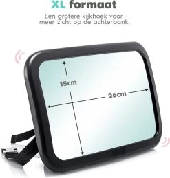 Autospiegel Baby Verstelbaar - Achteruitkijkspiegel - Baby Spiegel Auto Achterbank -Kinderwagens Kortingswinkel 1146x1200 7