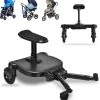 MESC Meerijdplankje Universeel Voor Buggy En Kinderwagen - Meerijdplankje Met Zitje