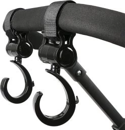 Kinderwagen Tassenhaak 2 Stuks - Boodschappenhaken - Tassenhanger - Babywagen Tassenhaak - Strollerhook - Buggy Haak - Bags Holder - Tassenclips - Rugzak Hanger - Verplaatsbare Hanger - Rolstoelhaak - Auto Hoofdsteun Haak -Kinderwagens Kortingswinkel 1154x1200