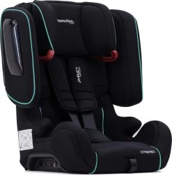Hamilton By Yoop Cabrio Premium Opvouwbare Autostoel – Veilig, Comfortabel En Lichtgewicht Autozitje – Groep I, II, III Autostoeltje Voor 9 Maanden Tot 12 Jaar – Neon Blauw – ISOFIX Kliksysteem - 1e Opvouwbare Autostoel Ter Wereld - Zwart/Neon Blauw -Kinderwagens Kortingswinkel 1174x1200 1