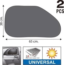 Car Plus Zonneschermen Zijruit 3-laags 38 X 65 Cm Zwart 2 Stuks -Kinderwagens Kortingswinkel 1179x1200 3