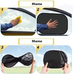 Zonnescherm Auto - Zonwering - Zijruit - UV Protectie - 2 Stuks - Statisch - Rheme -Kinderwagens Kortingswinkel 1181x1200