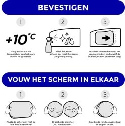 Nince Zonnescherm Auto Zijraam Van Hoge Kwaliteit - Jungle - Set Van 2 -Kinderwagens Kortingswinkel 1185x1200 4