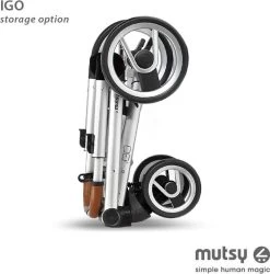 MUTSY - IGO - Kinderwagen - Onderstel: Heritage Green Blue I2 - Reiswieg: IGO Midnight -Kinderwagens Kortingswinkel 1187x1200 2