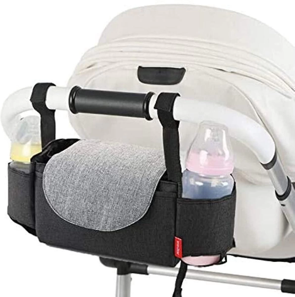 BOTC Kinderwagen Organizer - Buggy Tas Organizer - Wandelwagen Organizer - Luiertas - Telefoonhouder 5 BOTC Kinderwagen Organizer - Buggy Tas Organizer - Wandelwagen Organizer - Luiertas - Telefoonhouder - Afbeelding 5