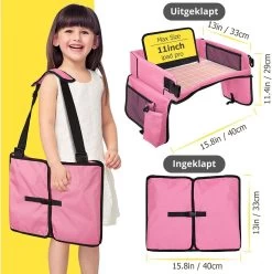 Premium Reistafel Voor Kinderen - Inclusief Tablethouder + Gratis Draagtas En Potloden - Auto Organizer - Playtray - Opvouwbaar - Speeltafel Auto - Tekentafel Auto - Roze 11 Premium Reistafel Voor Kinderen - Inclusief Tablethouder + Gratis Draagtas En Potloden - Auto Organizer - Playtray - Opvouwbaar - Speeltafel Auto - Tekentafel Auto - Roze -Kinderwagens Kortingswinkel 1196x1200 5