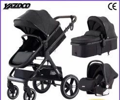 Merkloos Luxe Multi-functionele 3 In 1 Wandelwagen - Babywagen - Kwalitatieve Buggy - Opklapbare Kinderwagen - Licht En Flexibel -Kinderwagens Kortingswinkel 1200x1008 2