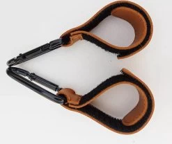 Kinderwagen Tassenhaak | Set Van 2 | Tas Hanger | Verstevigde Klittenband - 2 Stuks Zwart -Kinderwagens Kortingswinkel 1200x1009