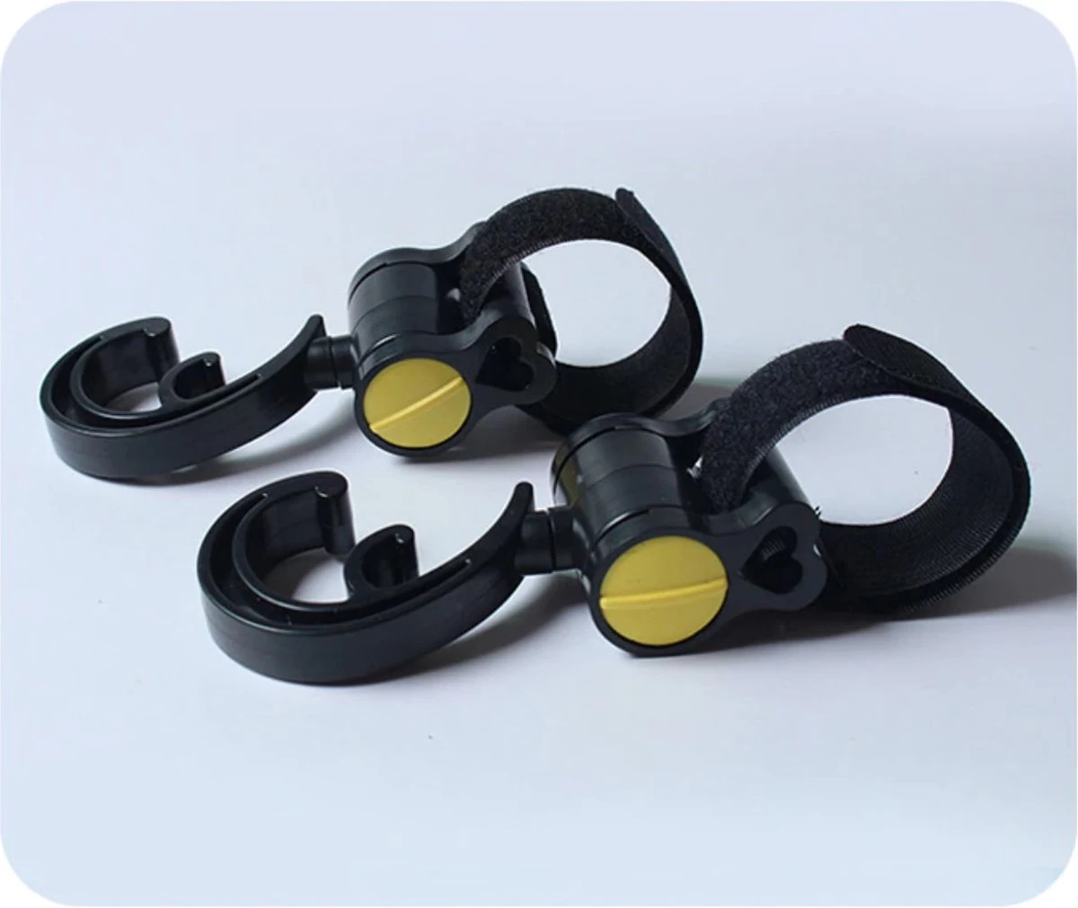 Merkloos 2x Haken Voor Kinderwagen / Buggy / Babywagen - Dubbele Tashanger - Tassenhaak - 2 Haakjes Voor Tassen - Tassenhanger - Zwart 2 Merkloos 2x Haken Voor Kinderwagen / Buggy / Babywagen - Dubbele Tashanger - Tassenhaak - 2 Haakjes Voor Tassen - Tassenhanger - Zwart - Afbeelding 2