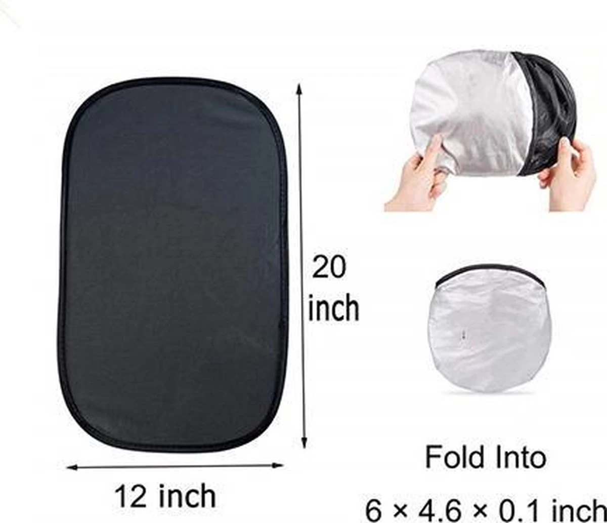 Merkloos Zonwering Auto - UV Protectie - Luxe Zonneschermen - Zijruit 2 Stuks - Zonnescherm Auto - Bescherm Uw Baby En Kinderen 2 Merkloos Zonwering Auto - UV Protectie - Luxe Zonneschermen - Zijruit 2 Stuks - Zonnescherm Auto - Bescherm Uw Baby En Kinderen - Afbeelding 2