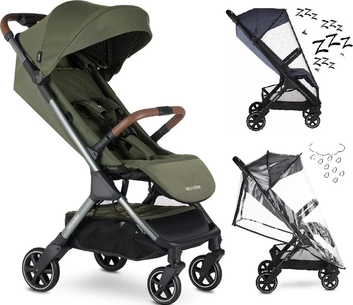 Easywalker Buggy Jackey Emerald Edition Mét Regenhoes én Gratis Muskietennet 1 Easywalker Buggy Jackey Emerald Edition Mét Regenhoes én Gratis Muskietennet