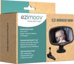 EZI MIRROR MINI - Auto Spiegel Baby - Met Klem En Zuignap - Klein Formaat - Bevestig Op Ruit Of Aan Zonneklep -Kinderwagens Kortingswinkel 1200x1040 4