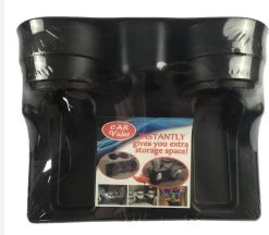 Merkloos Decopatent® Autostoel Organizer - Voor Tussen Auto Stoel / Console - Bekerhouder & Telefoonhouder - Opbergvakken - Auto Organiser -Kinderwagens Kortingswinkel 1200x1047 3