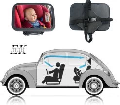 Merkloos EK Boutique 'autostoel Spiegel' 'Autospiegel Baby 360°' 'Achterbankspiegel Kinderen' 'Baby Veiligheid Accessoires' 'Kinderspiegel' 'Autospiegel Baby Verstelbaar' -Kinderwagens Kortingswinkel 1200x1048 1