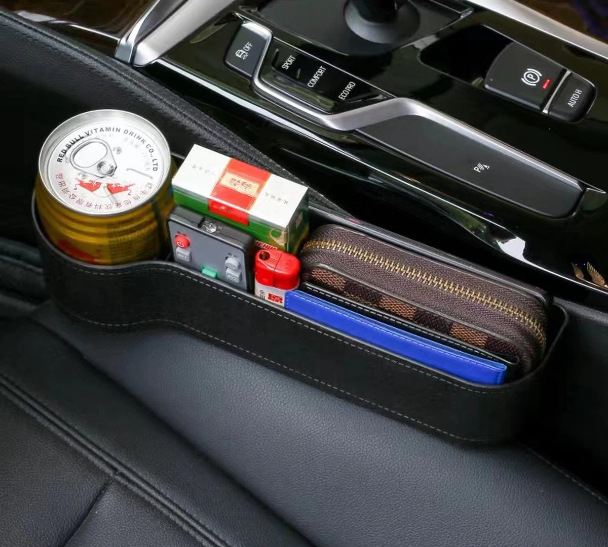 Auto Organizer Bijrijder - Autostoel Opbergdoos Met Bekerhouder - Opbergen Auto Accessoires - Auto Accessories - Smartphone Telefoon Houder Geschikt Voor Tablet IPad Samsung Tab En Nintendo Switch 2 Auto Organizer Bijrijder - Autostoel Opbergdoos Met Bekerhouder - Opbergen Auto Accessoires - Auto Accessories - Smartphone Telefoon Houder Geschikt Voor Tablet IPad Samsung Tab En Nintendo Switch - Afbeelding 2