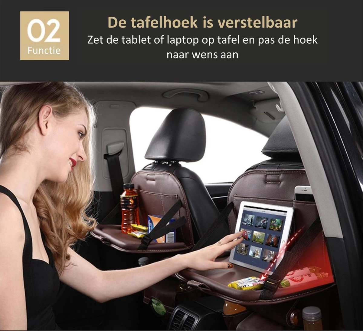 Merkloos Autostoel Organizer - Met Uitklapbare Laptophouder - Auto Organizer Met Tablet Houder - Auto Ipadhouder Voor Kinderen - Auto Organizer Met Uitklapbaar Tafel - Tray - Fleshouder - Tissuehouder - Car Organizer - Car Seat Organizer - Luxe Mat Zwart 3 Merkloos Autostoel Organizer - Met Uitklapbare Laptophouder - Auto Organizer Met Tablet Houder - Auto Ipadhouder Voor Kinderen - Auto Organizer Met Uitklapbaar Tafel - Tray - Fleshouder - Tissuehouder - Car Organizer - Car Seat Organizer - Luxe Mat Zwart - Afbeelding 3