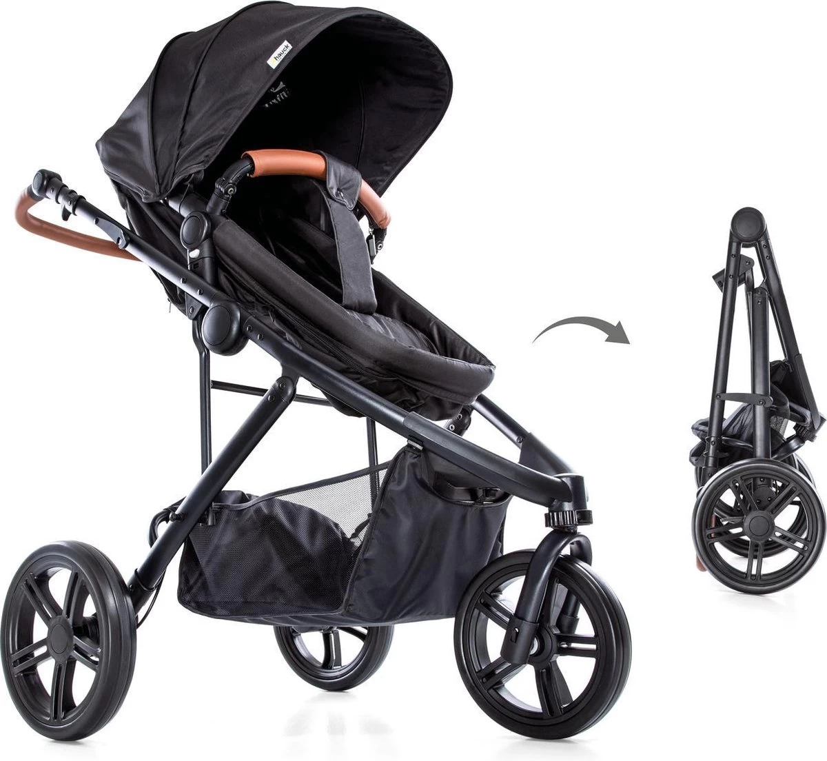 Hauck Pacific 3 Shop N Drive Kinderwagen - Caviar 15 Hauck Pacific 3 Shop N Drive Kinderwagen - Caviar - Afbeelding 15