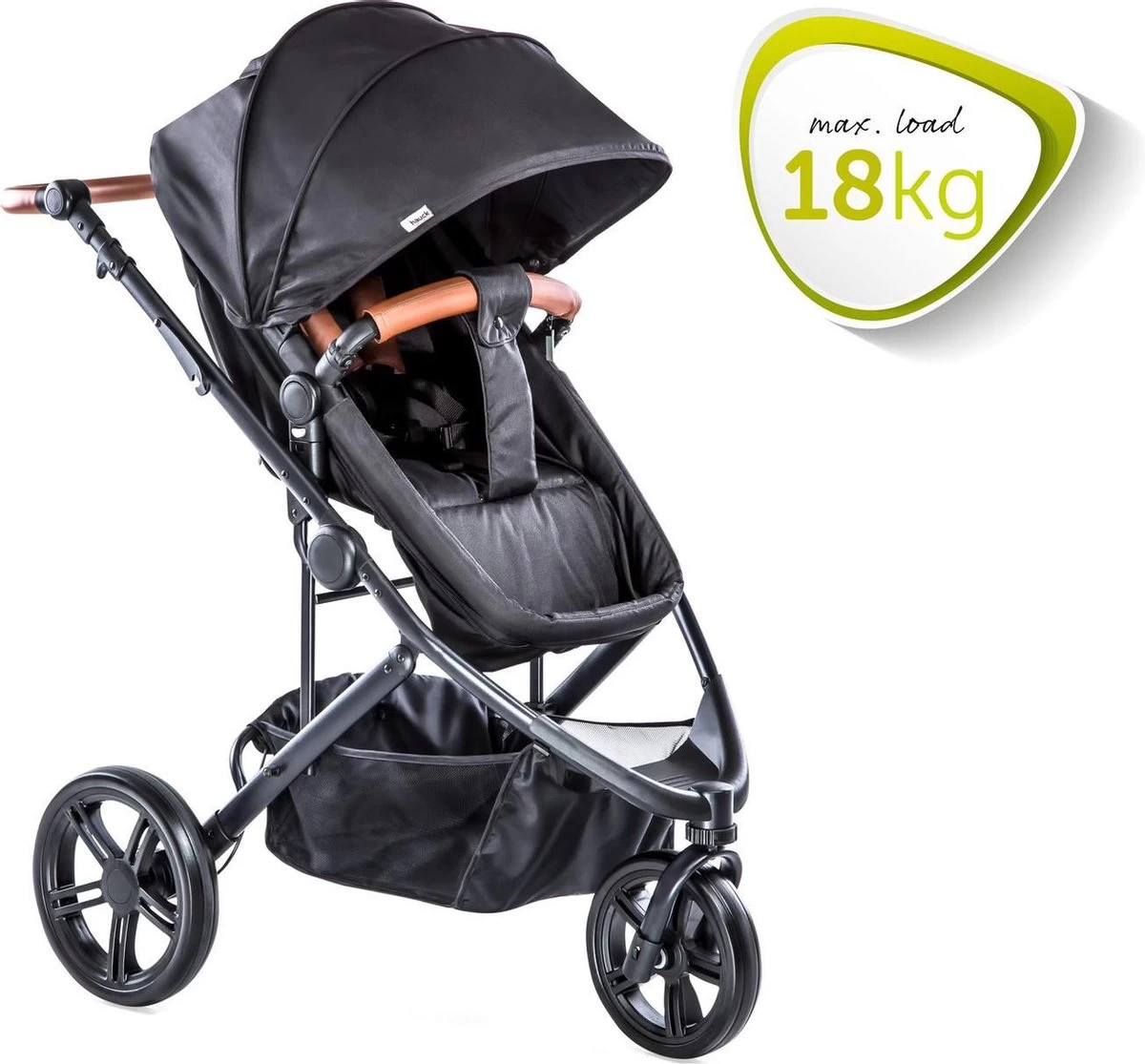 Hauck Pacific 3 Shop N Drive Kinderwagen - Caviar 12 Hauck Pacific 3 Shop N Drive Kinderwagen - Caviar - Afbeelding 12