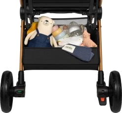 Lionelo Buggy Cloe - Kinderwagen Premium + - Tot 22 Kg - Verstelbare Rugleuning - 5-punts Veiligheidsgordels - Grote Zwenkwielen - Klamboe - Bekerhouder - Lichtgewicht - Compact - Waterdicht -Kinderwagens Kortingswinkel 1200x1115 4