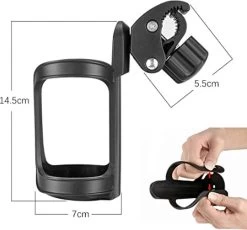 Merkloos Bekerhouder Kinderwagen -360 Graden Draaibaar - Flessenhouder - Fiets - Buggy - Step - Flessen En Beker Houder -Kinderwagens Kortingswinkel 1200x1119 1