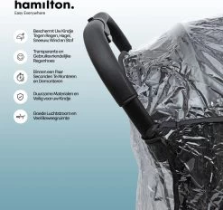 Hamilton By Yoop Buggy Regenhoes - Waterdicht Winddicht En Stofdicht Regenscherm Met Klittenbandsluiting - Transparant Weerschild Kinderwagen -Kinderwagens Kortingswinkel 1200x1127 2