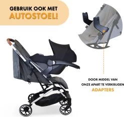 Deryan Luxe Rolo X2 Dubbele Buggy - Duo Buggy - Grijs 17 Deryan Luxe Rolo X2 Dubbele Buggy - Duo Buggy - Grijs -Kinderwagens Kortingswinkel 1200x1134 4