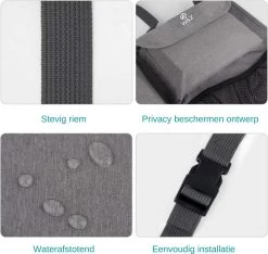 W&Z® Auto Organizer - Autostoel Organizer - Kofferbak Organizer - Grijs -Kinderwagens Kortingswinkel 1200x1139 2