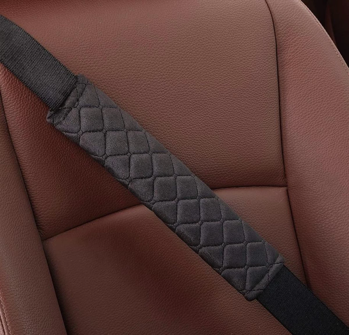 Merkloos Gordelbeschermer Sets Zwart Auto Autostoel Vrachtwagen Safety Belt Cushion Pads 6 Merkloos Gordelbeschermer Sets Zwart Auto Autostoel Vrachtwagen Safety Belt Cushion Pads - Afbeelding 6