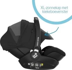 Maxi-Cosi Marble I-Size Autostoeltje Inclusief Base - Essential Black -Kinderwagens Kortingswinkel 1200x1154