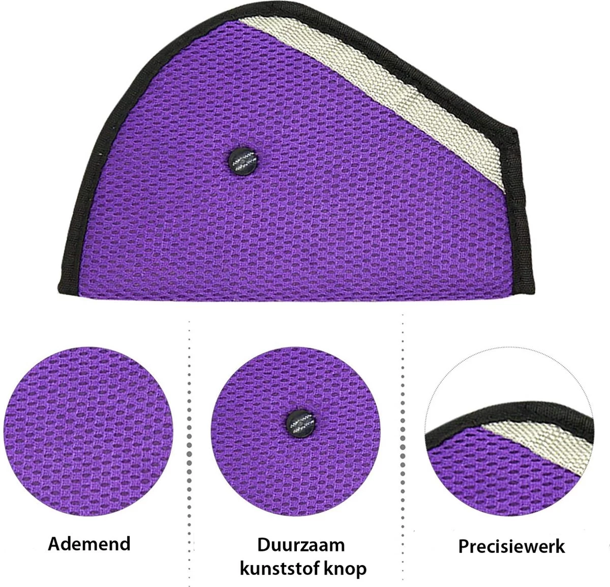 Doodadeals® Autogordel Beschermer - Paars - Gordelhoes Kinderen - Autogordel Beschermers Kind - Gordelbeschermer Auto 3 Doodadeals® Autogordel Beschermer - Paars - Gordelhoes Kinderen - Autogordel Beschermers Kind - Gordelbeschermer Auto - Afbeelding 3