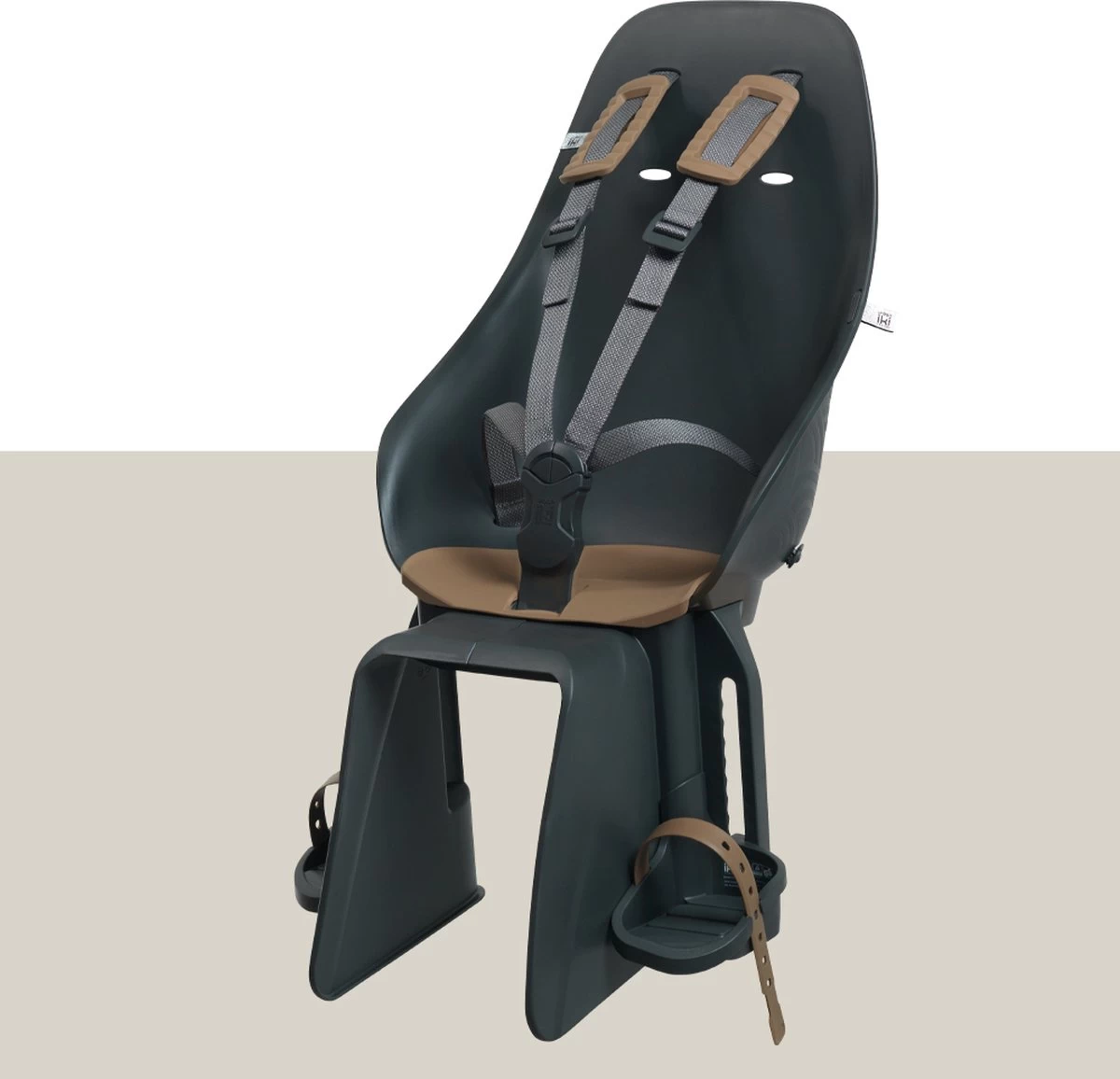 Urban Iki Fietsstoeltje Achter - Bincho Black/Kurumi Brown 1 Urban Iki Fietsstoeltje Achter - Bincho Black/Kurumi Brown